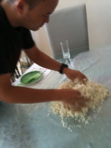 米麹仕込み中